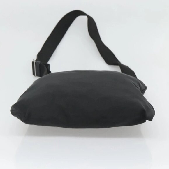 PRADA Shoulder Bag Nylon Black Silver Auth - Picture 5 of 16